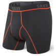 Muške bokserice Saxx Kinetic HD Boxer Brief crna/crvena Black/Vermillion