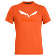 Muška majica Salewa Solidlogo Dri-Rel M S/S Tee crvena/narančasta RedOrangeMelange