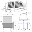 Šator za kamper Outwell Blossburg 380 Air