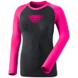 Ženska termo majica Dynafit Speed Dryarn W L/S Tee crna/ružičasta PinkGlo/