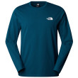 Muška majica The North Face M L/S Simple Dome Tee plava MIDNIGHT PETROL