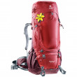 Ženski ruksak Deuter Aircontact PRO 55+15 SL (2021) crvena