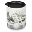 Termos Klean Kanteen Camp Mug 12oz - 355 ml bijela/crna