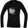 Muška majica Direct Alpine Furry Long 1.0 crna Black(Spot)