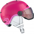 Dječija skijaška kaciga Salomon Grom Visor ružičasta Glossy