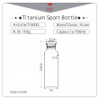 Boca Keith Titanium Titanium Sport Bottle 700 ml