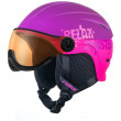 Dječija skijaška kaciga Relax Twister Visor tamno ljubičasta/ružičasta Violet