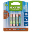 Baterija Extol AAA Ultra+ 4 ks
