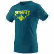 Muška majica Dynafit Graphic Co M S/S Tee plava/zelena Petrol/Hardcore