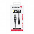Kabeli za punjenje i sinhronizaciju Swissten Kevlar USB/USB-C 1,5 m