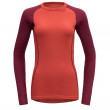 Ženska termo majica Devold Duo Active Woman Shirt LS crvena Beetroot
