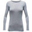 Ženska majica Devold Breeze Woman Shirt siva  Grey melange