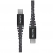 Kabeli za punjenje i sinhronizaciju Swissten Kevlar USB-C/USB-C 1,5 m tamno siva