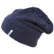 Pletena kapa od merino vune Kama A123 tamno plava Darkblue