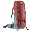 Ženski ruksak Deuter Aircontact 40+10 SL siva/crvena RedwoodTeal
