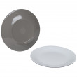 Tanjur Bo-Camp Breakfast Plate Melamine 2 smeđesiva Taupe/White