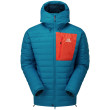 Muška pernata jakna Mountain Equipment Baltoro Jacket plava/narančasta Mykonos/Magma