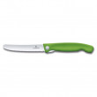 Sklopivi nož Victorinox Swiss Classic - oštri nazubljeni zelena Green