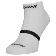 Biciklističke čarape Silvini Plima bijela/crna
