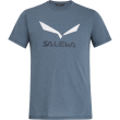 Muška majica Salewa Solidlogo Dri-Rel M S/S Tee siva FlintStoneMelange