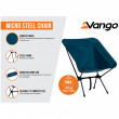 Stolice Vango Micro Steel Chair