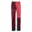Ženske hlače Ortovox 3L Ortler Pants W (2022) crvena DarkBlood