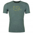 Muške funkcionalne majice Ortovox 120 Cool Tec Mtn Logo Ts M zelena/plava