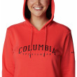 Ženska dukserica Columbia Columbia Logo Hoodie crvena