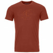 Muške funkcionalne majice Ortovox 120 Tec Lafatscher Topo T-Shirt narančasta
