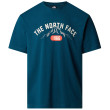 Muška majica The North Face M S/S Tee Varsity Graphic plava MIDNIGHT PETROL