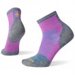Ženske čarape Smartwool Cycle Zero Cushion Ankle Socks siva/ljubičasta