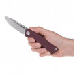 Nož Acta non verba Z200 Stonewash/Plain Edge, G10 crvena Red