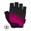 Ženske biciklističke rukavice R2 Ombra crna/ružičasta