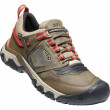 Muške cipele za planinarenje Keen Ridge Flex WP smeđa/narančasta Timberwolf/Ketchup