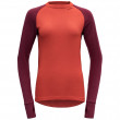 Ženska termo majica Devold Expedition Shirt W crvena Beetroot