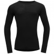 Muške funkcionalne majice Devold Lauparen Merino 190 Shirt Man crna