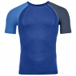 Muške funkcionalne majice Ortovox 120 Comp Light Short Sleeve M plava JustBlue