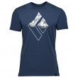 Muška majica Black Diamond Mountain Logo SS Tee tamno plava