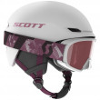 Dječija skijaška kaciga Scott Combo Helmet Keeper 2 + brýle Jr Witty bijela WhitePearl/CassisPink