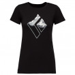 Ženska majica Black Diamond Mountain Logo SS Tee crna