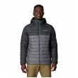 Muška jakna Columbia Powder Lite™ II Hooded Jacket siva/crna City Grey, Shark