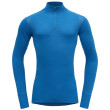 Muška majica Devold Hiking Half Zip Neck plava Skydiver