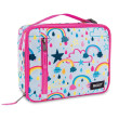 Kutija za hranu Packit Classic Lunch Box ružičasta/siva Rainbow Sky