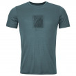 Muška majica Ortovox 120 Cool Tec Mtn Cut Ts M plava/siva