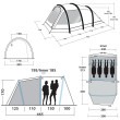 Šator na napuhavanje Outwell Starhill 4A