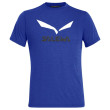 Muška majica Salewa Solidlogo Dri-Rel M S/S Tee plava / svijetloplava