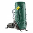 Ženski ruksak Deuter Aircontact PRO 55+15 SL (2021) tamno zelena SeagreenCoffee
