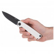 Nož Acta non verba Z200 DLC/Plain Edge, G10/Lock bijela White/Black