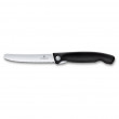 Sklopivi nož Victorinox Swiss Classic - oštri nazubljeni crna Black