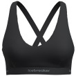 Sportski grudnjak Icebreaker W Mer 125 Cool-Lite Sprite Racerback Bra crna Black